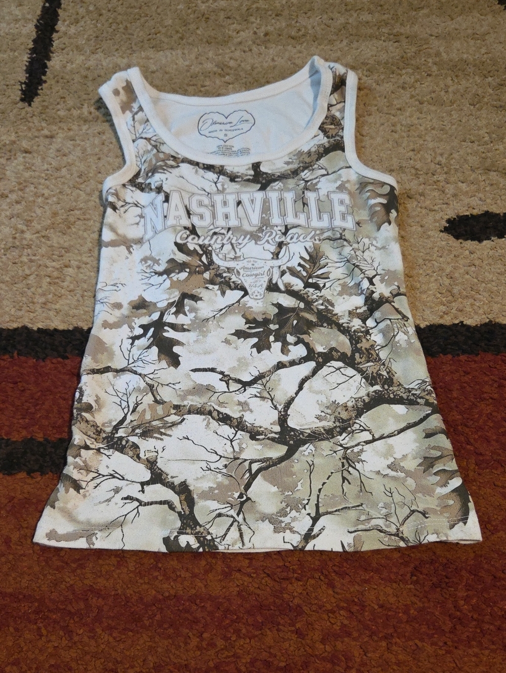 Camo Tank Top Womens Small